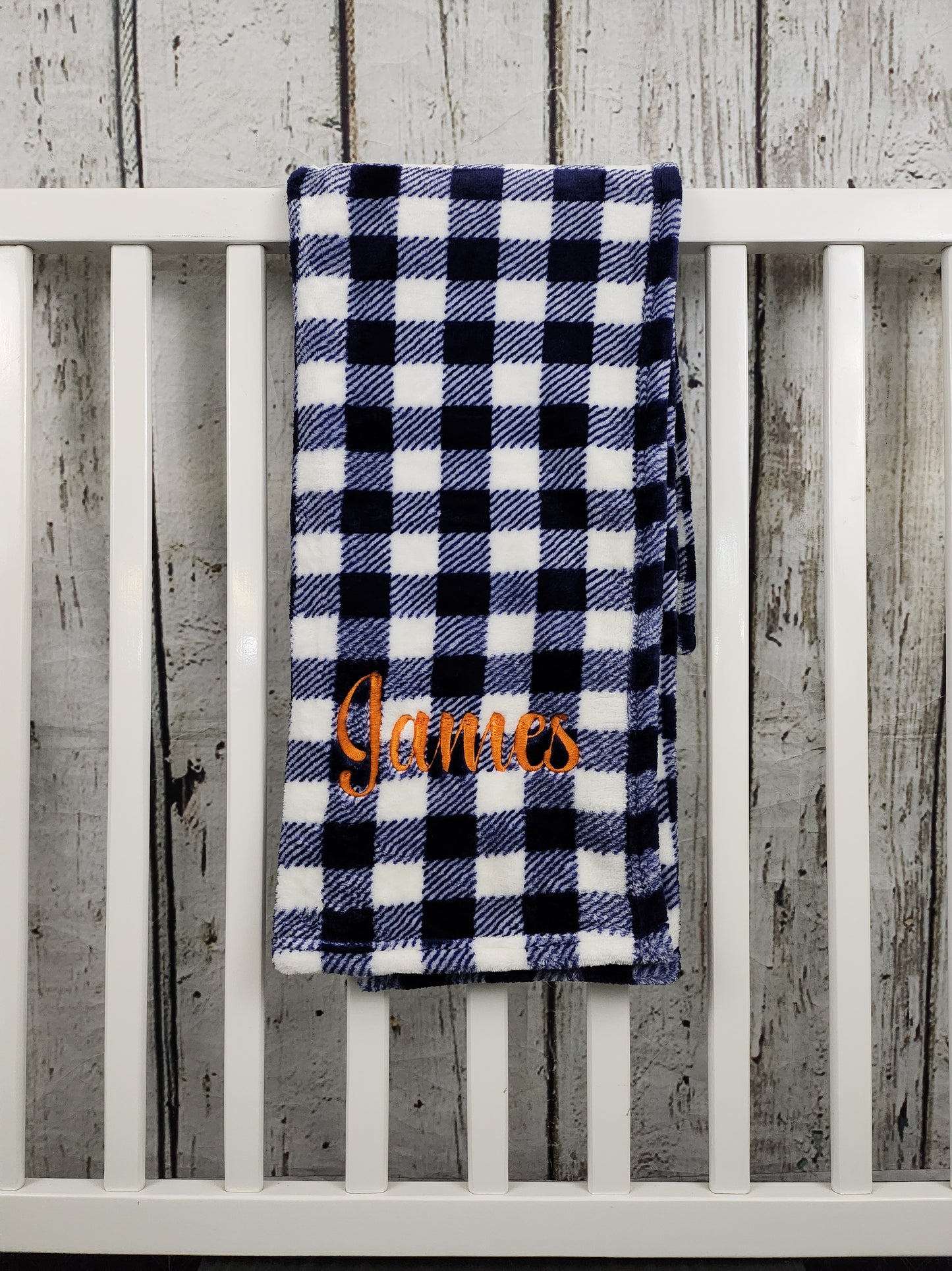 Soft Fleece Embroidered Baby Blankets