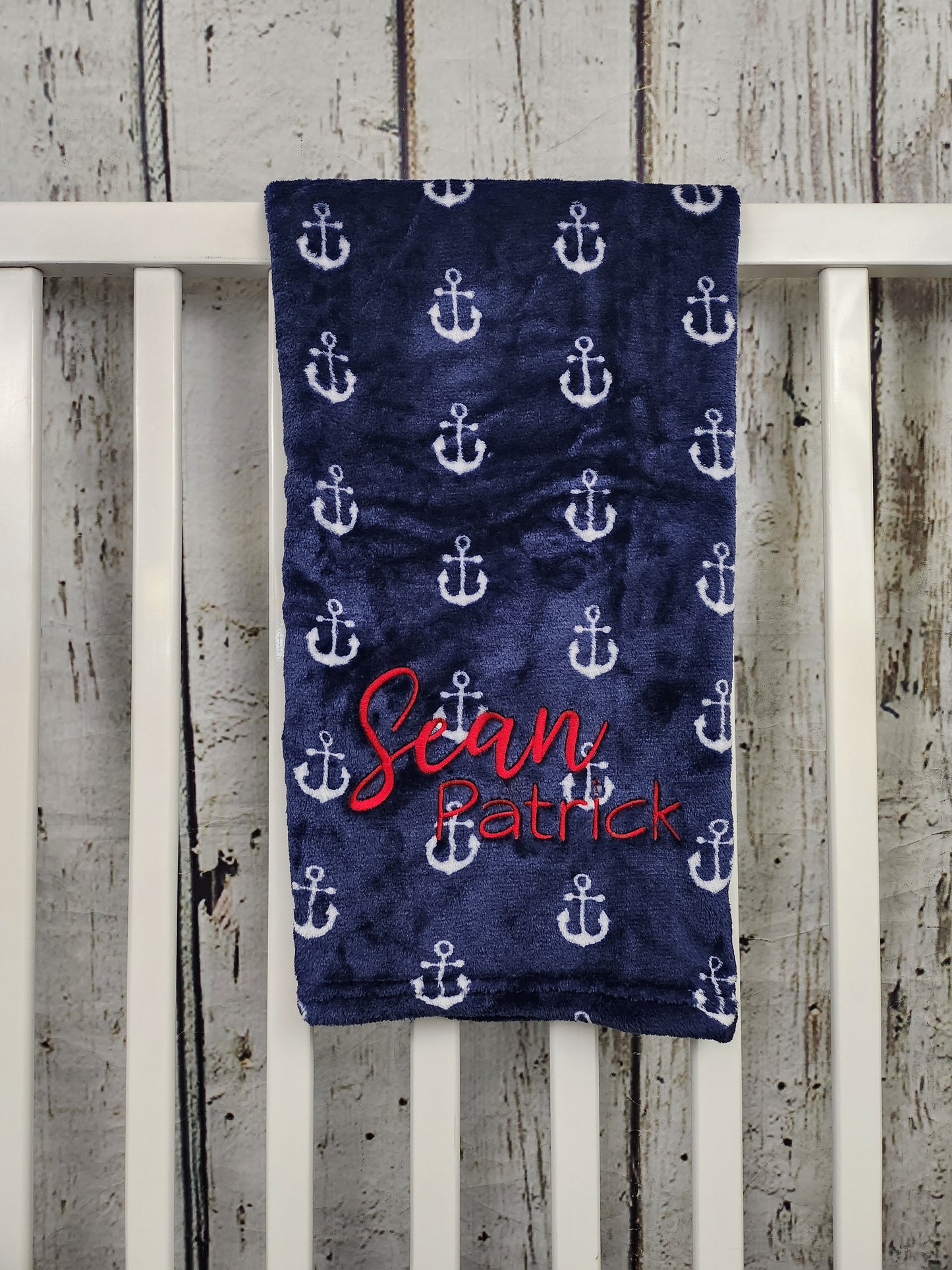 Soft Fleece Embroidered Baby Blankets