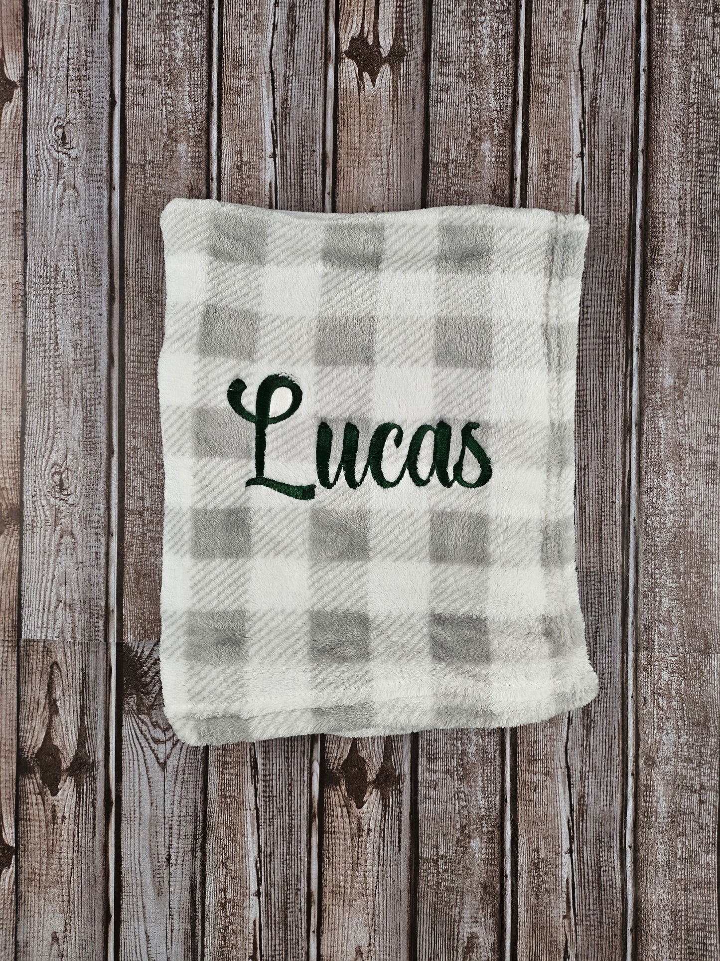 Soft Fleece Embroidered Baby Blankets