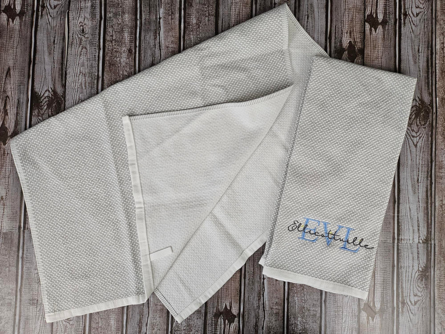 Ellicottville EVL Embroidered Kitchen Towel