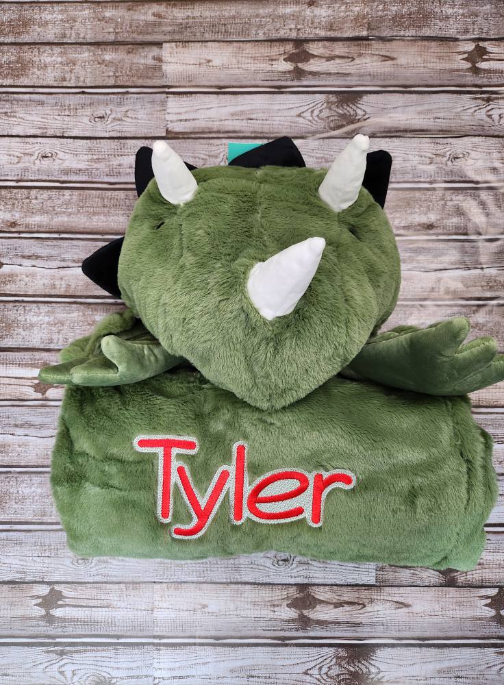 Personalized Plush Hooded Blankets