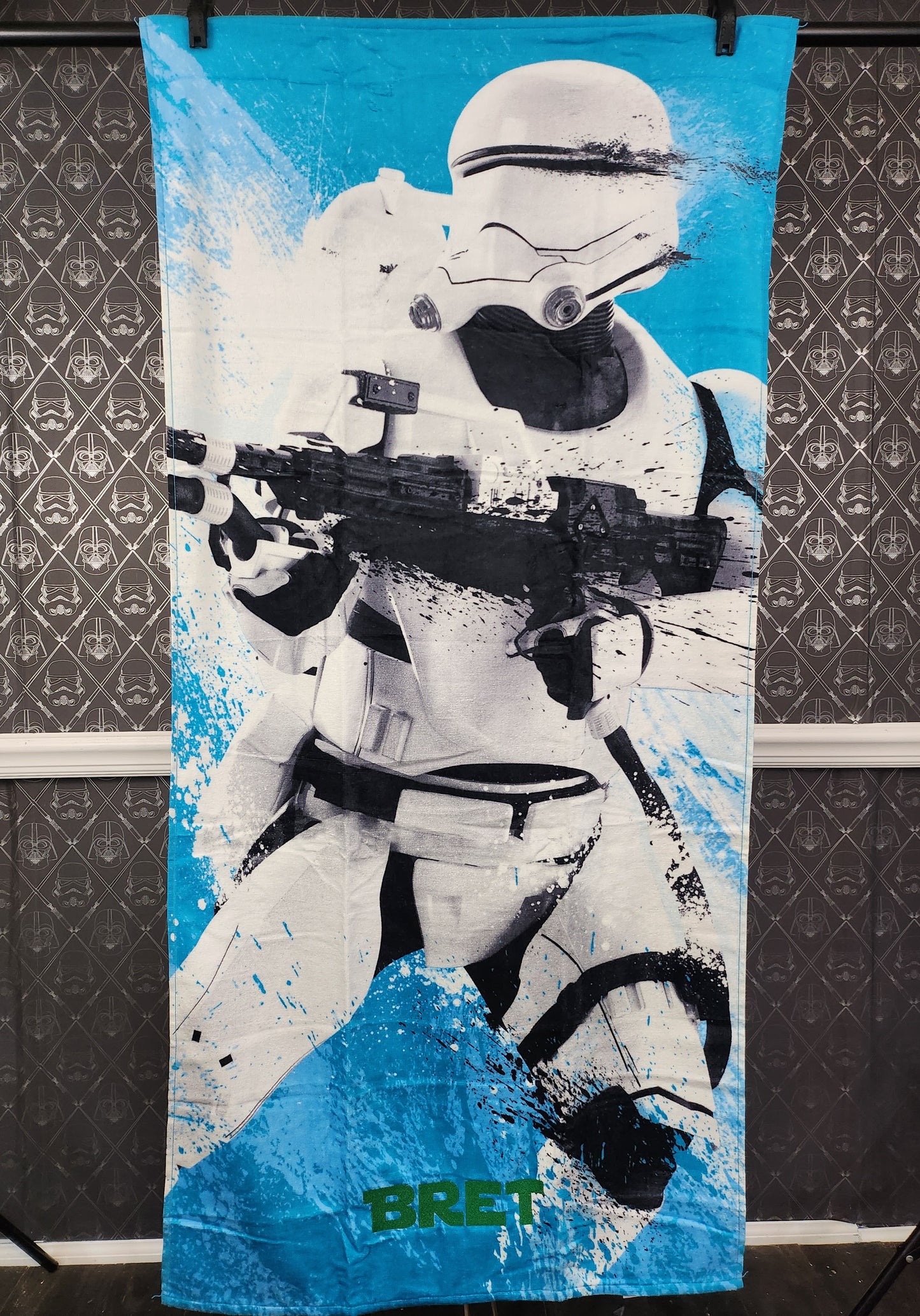 Licensed Star Wars, Mandalorian & Grogu Beach Towels with Personalized Name