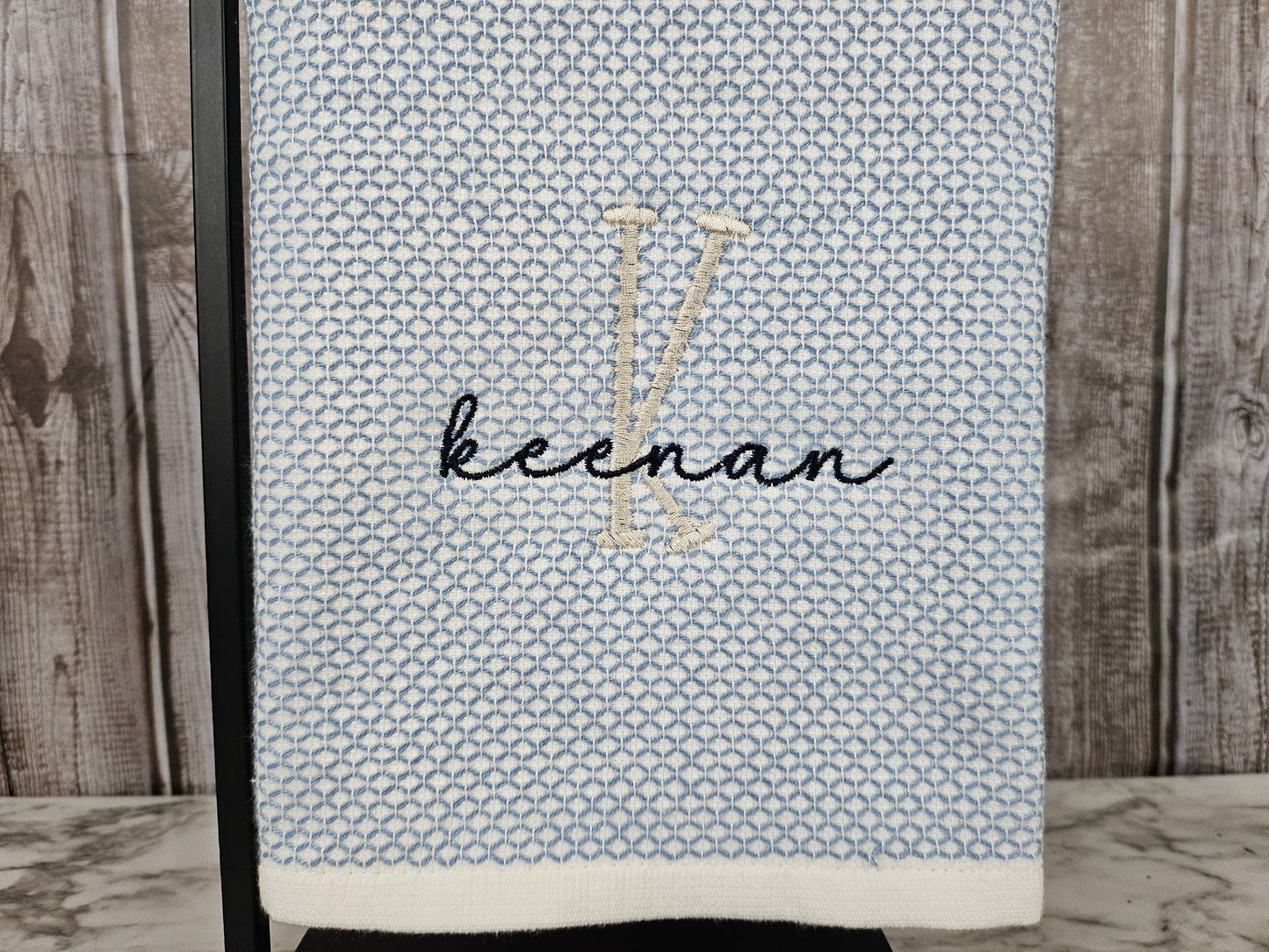 Farmhouse Monogram Personalized Kitchen and Hand Towel