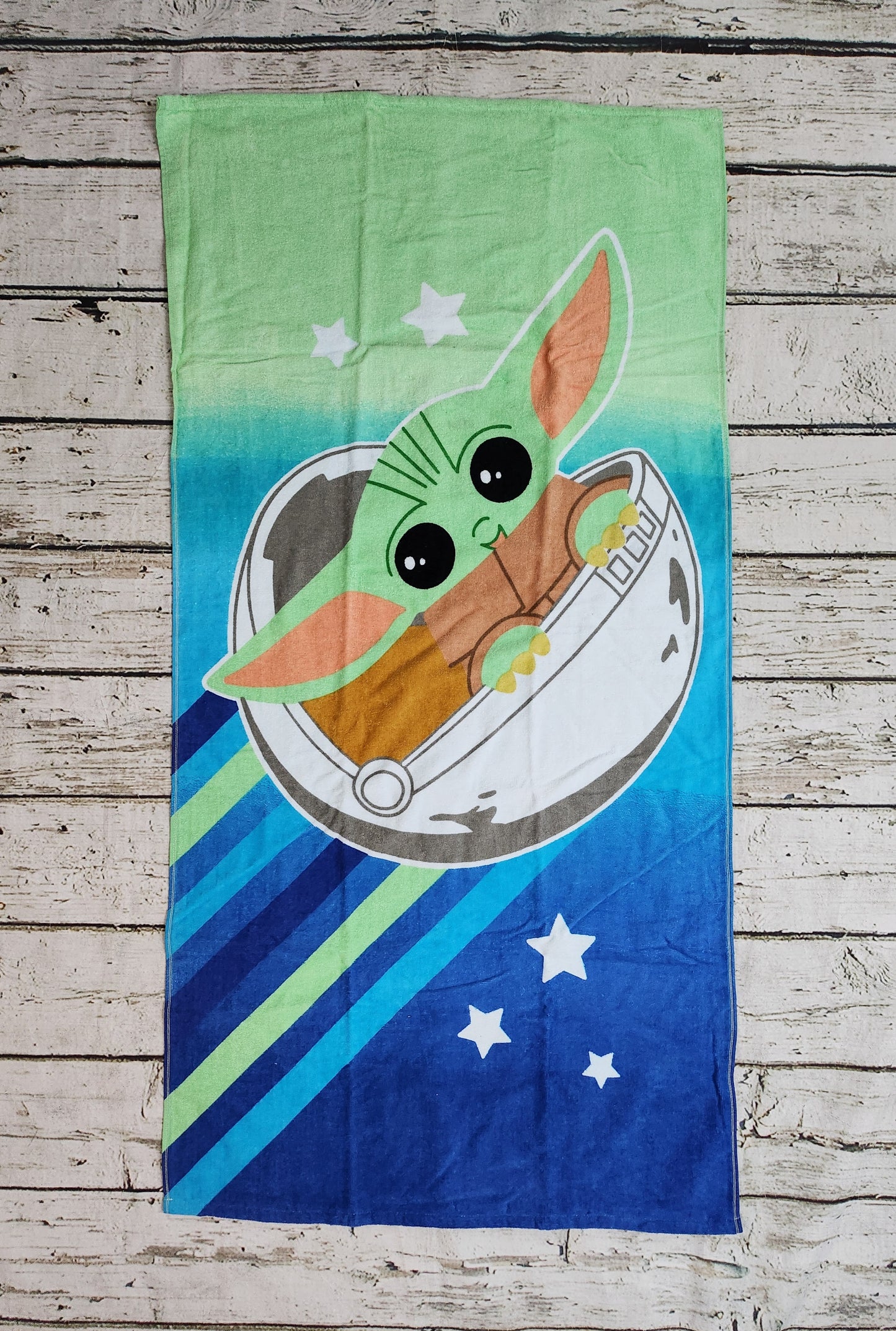Licensed Star Wars, Mandalorian & Grogu Beach Towels with Personalized Name