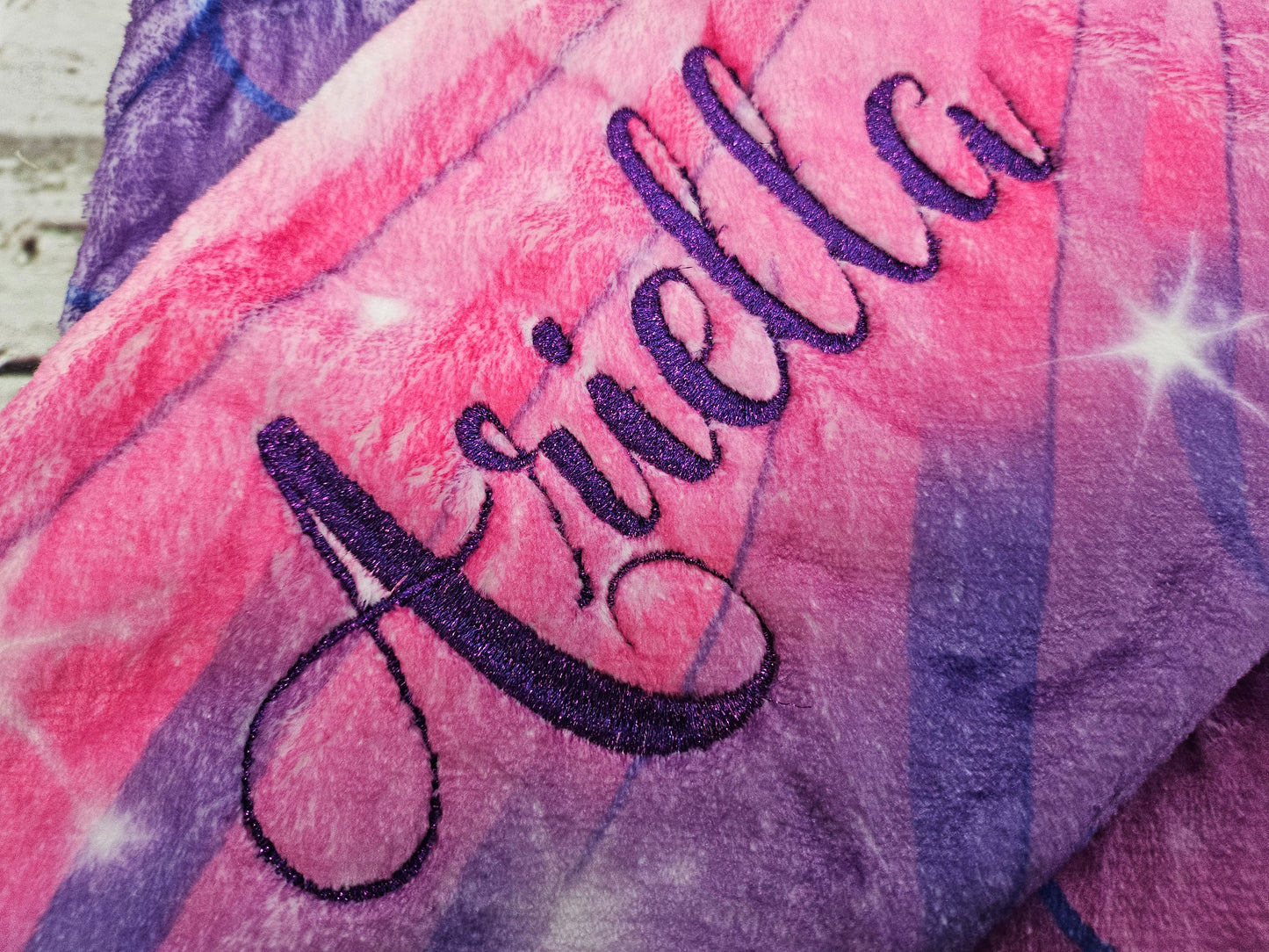 Personalized Fleece Mermaid Tail Blankets