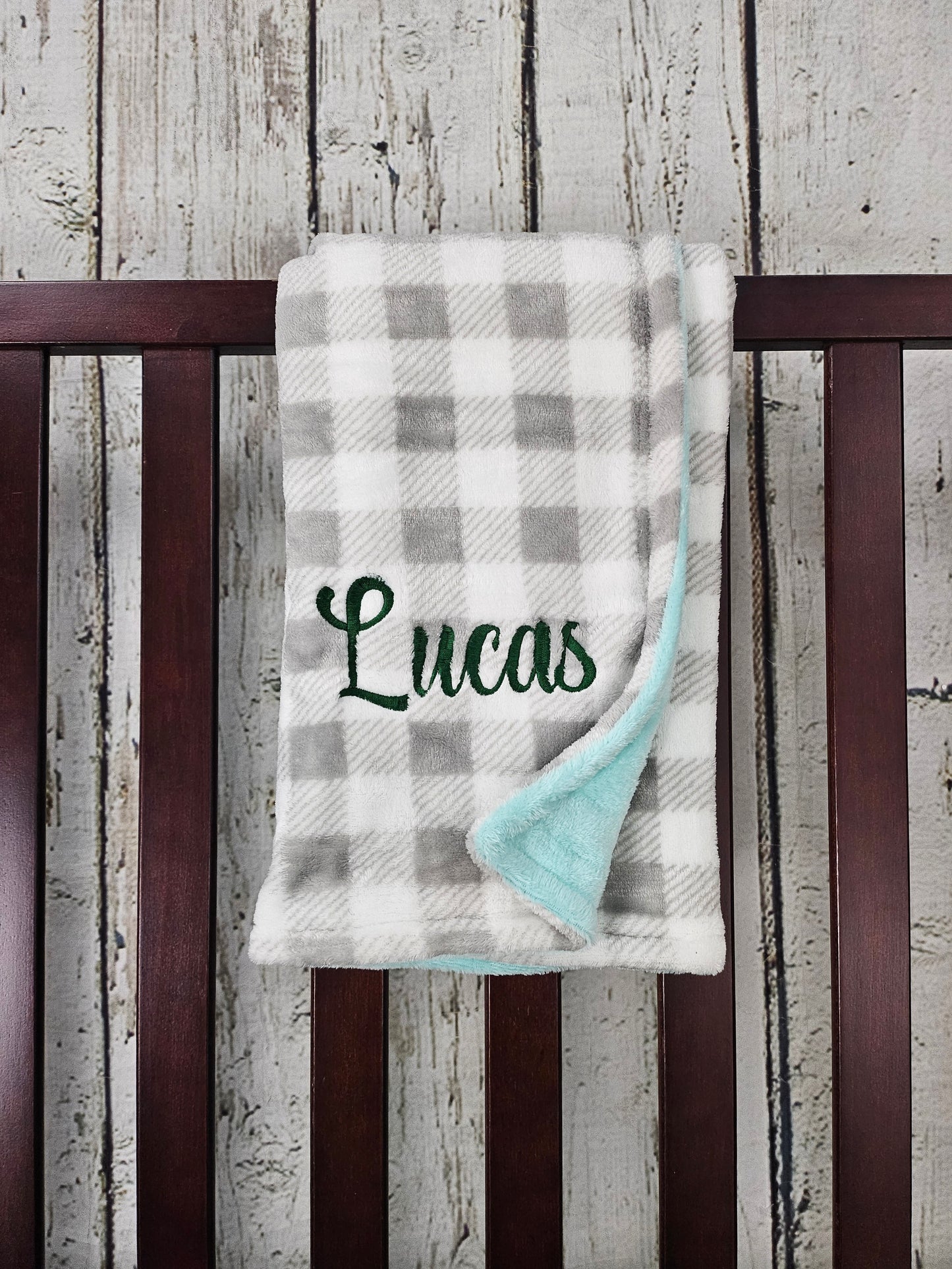 Embroidered Baby Blanket & Lovie set