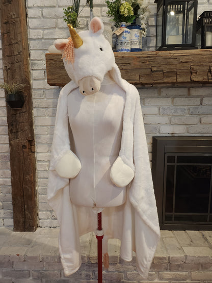 Personalized Plush Hooded Blankets
