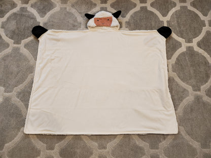 Personalized Plush Hooded Blankets