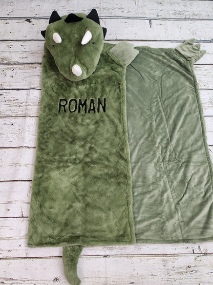 Personalized Plush Hooded Blankets
