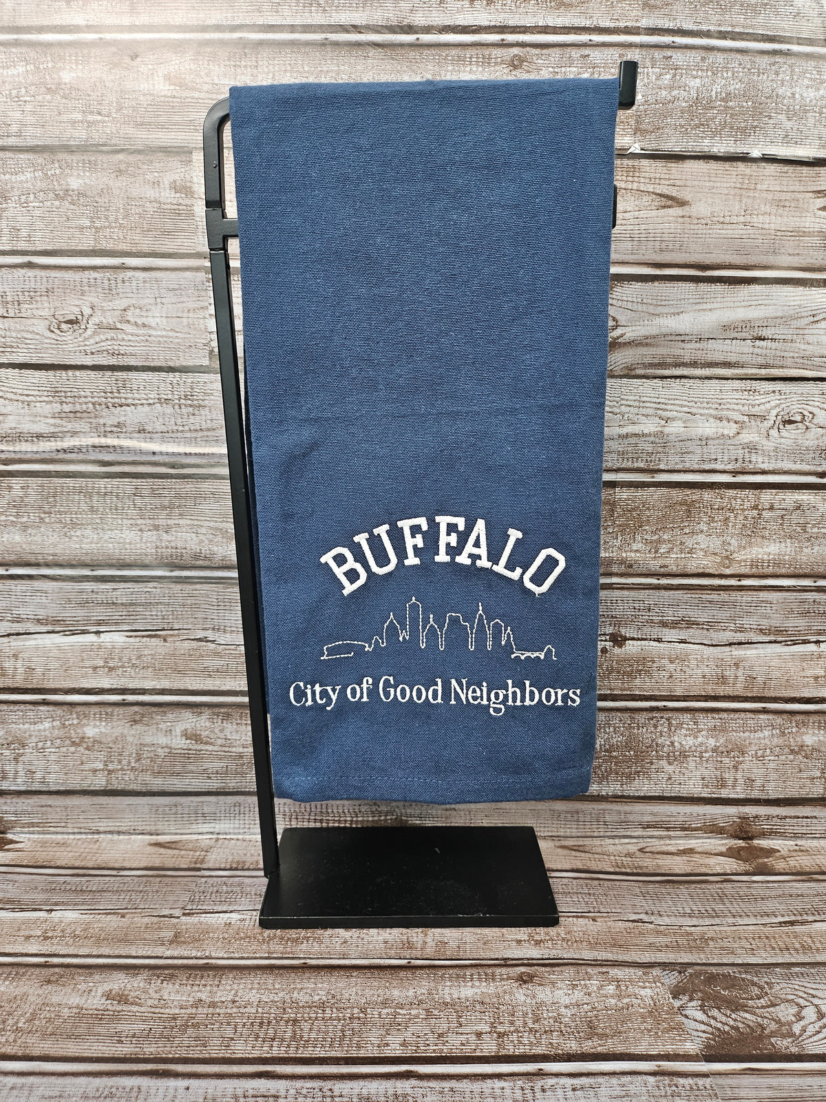 Buffalo NY Gift Basket with Embroidered Towels | Buffalo Blue Classic Collection