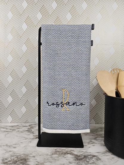 Farmhouse Monogram Personalized Kitchen and Hand Towel
