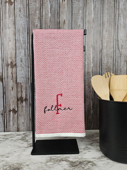 Farmhouse Monogram Personalized Kitchen and Hand Towel