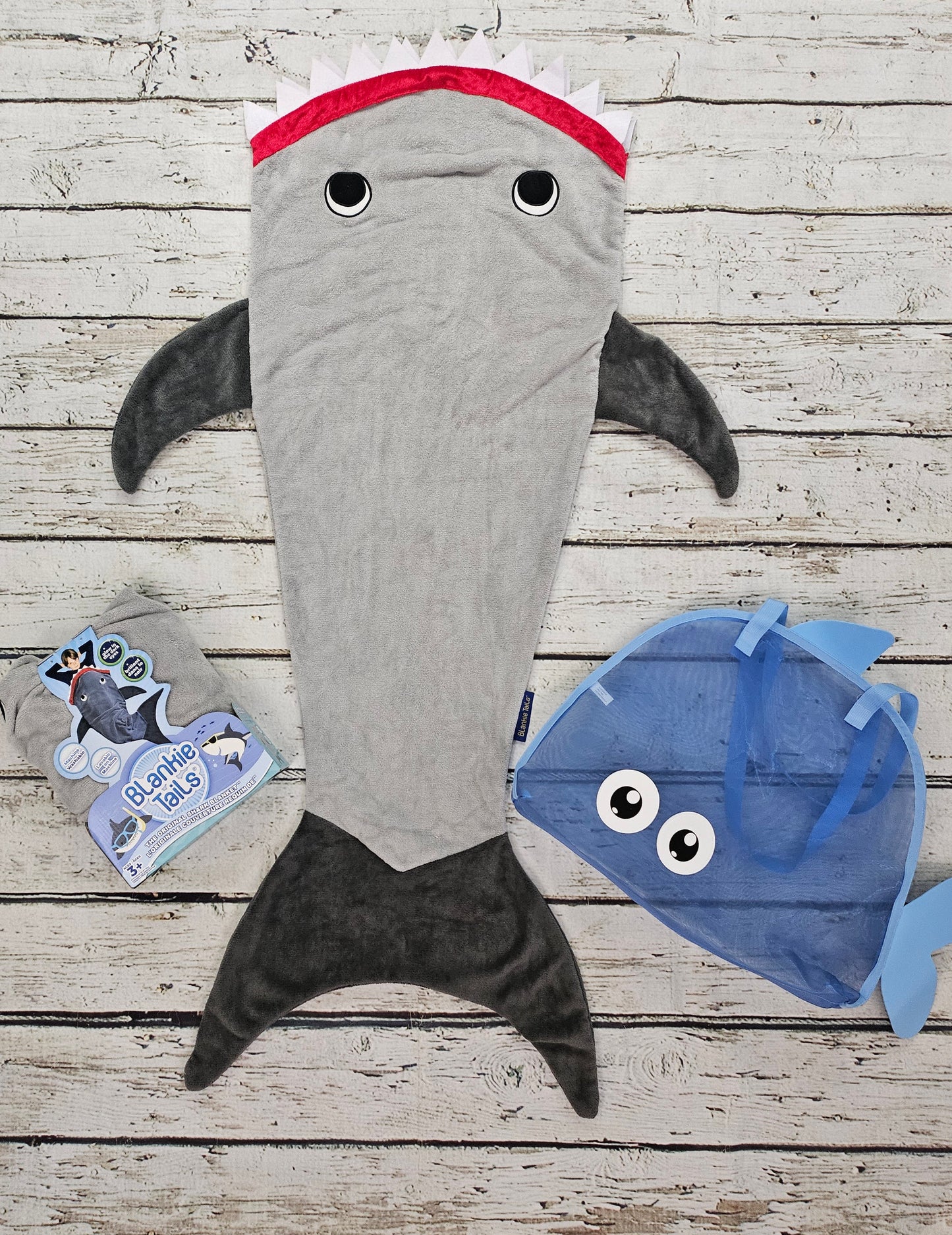 Personalized Shark Blanket by Blankie Tails (TM)